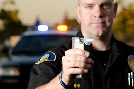 officer and breathalyzer