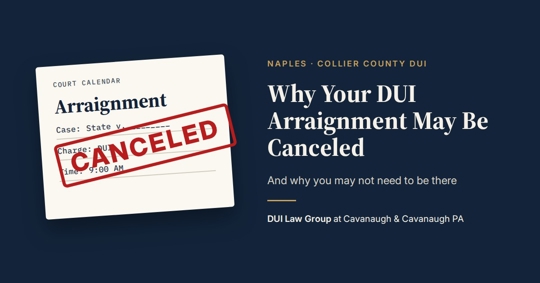 DUI Arraignment
